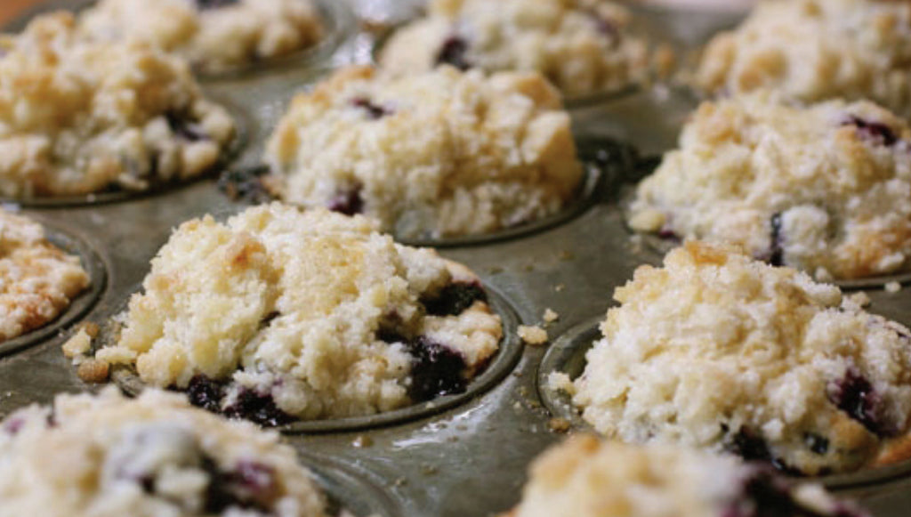Blueberry Crumble Muffins